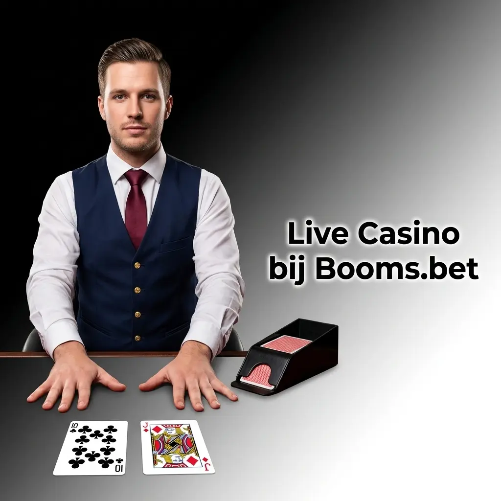 Live Casino tafel bij Booms.bet